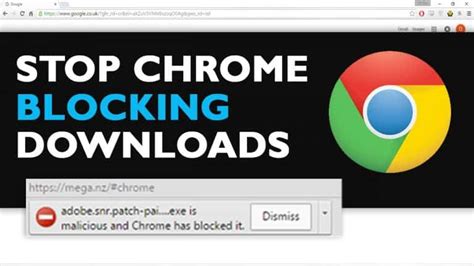 Unfortunately, changing this setting doesn’t have any effect for me, <strong>Chrome</strong> keeps randomly <strong>blocking downloads</strong> with a tiny almost invisible message on the right side of the address bar. . Chrome blocking downloads